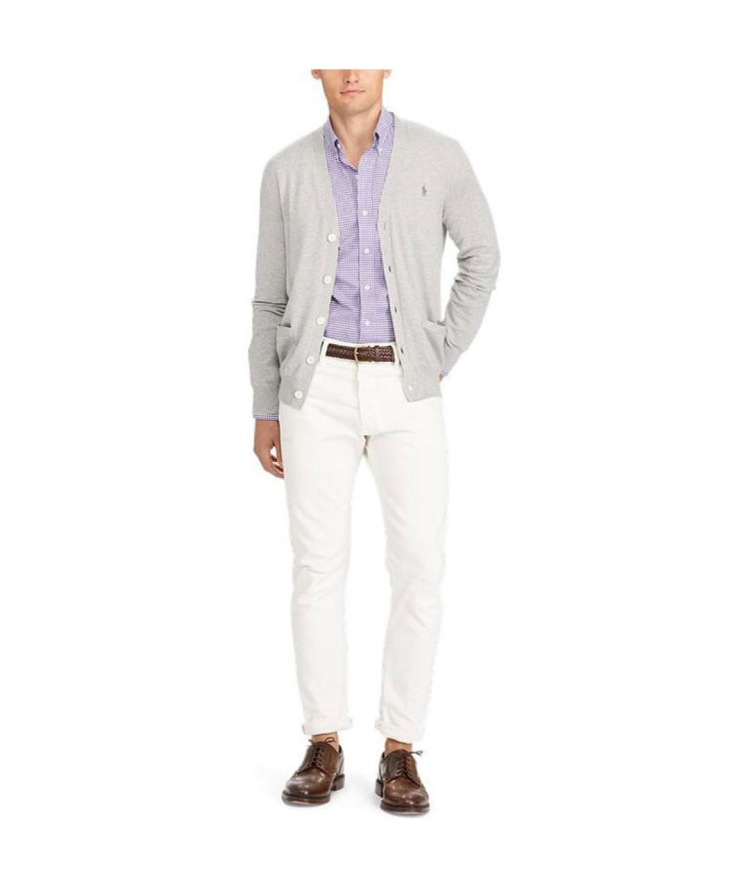 POLO RALPH LAUREN Серый джемпер / свитер, фото 2