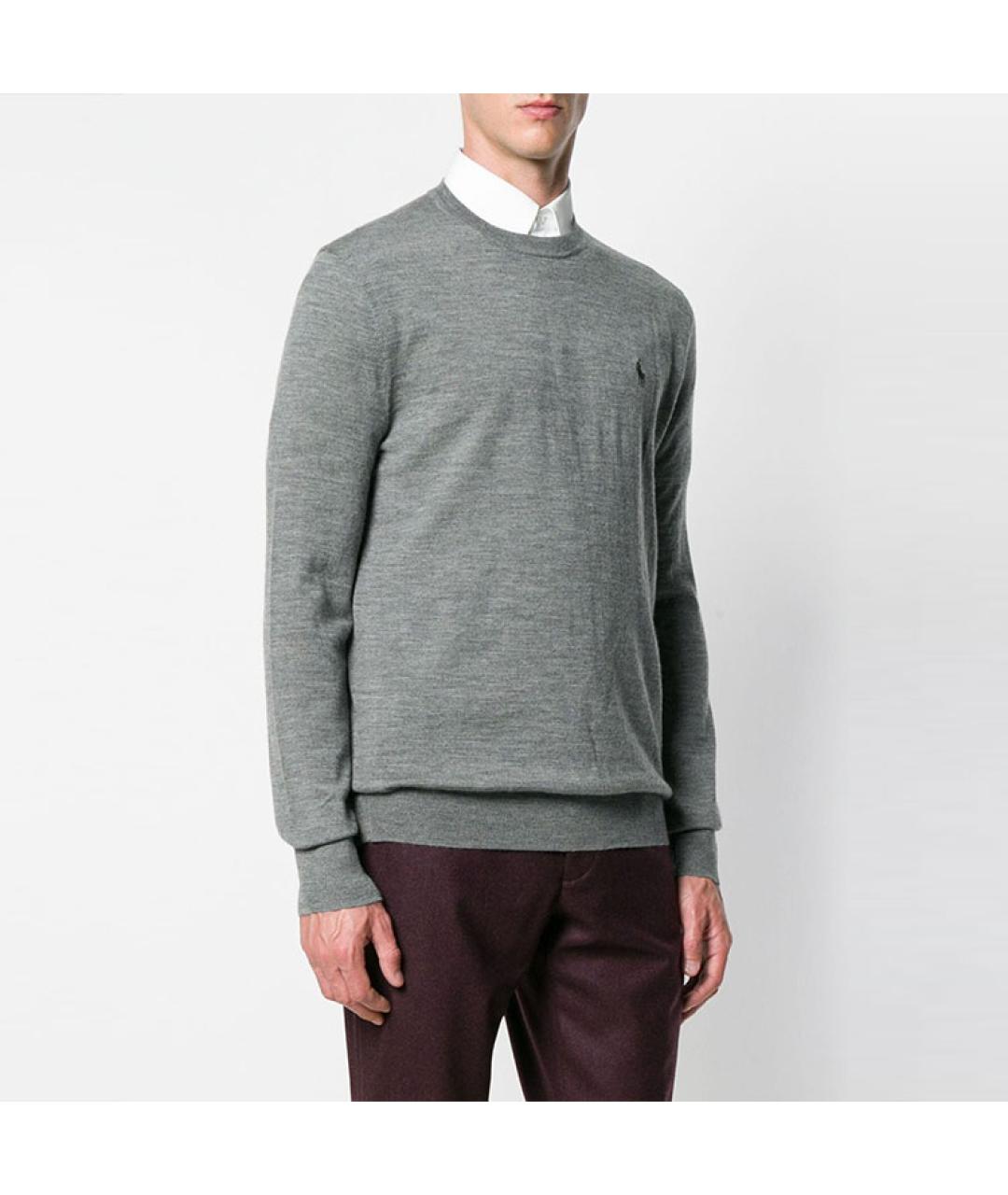 POLO RALPH LAUREN Серый джемпер / свитер, фото 3
