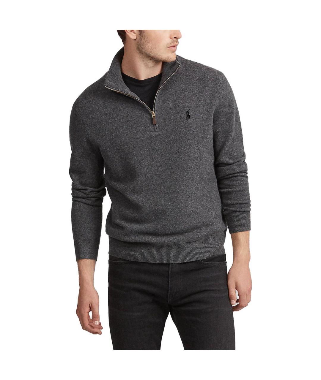 POLO RALPH LAUREN Серый джемпер / свитер, фото 3