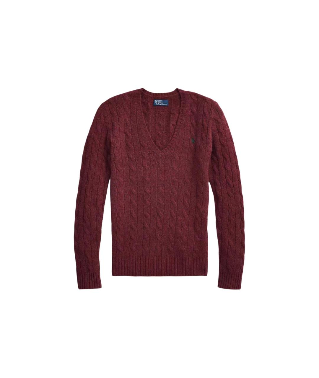 POLO RALPH LAUREN Бордовый джемпер / свитер, фото 1