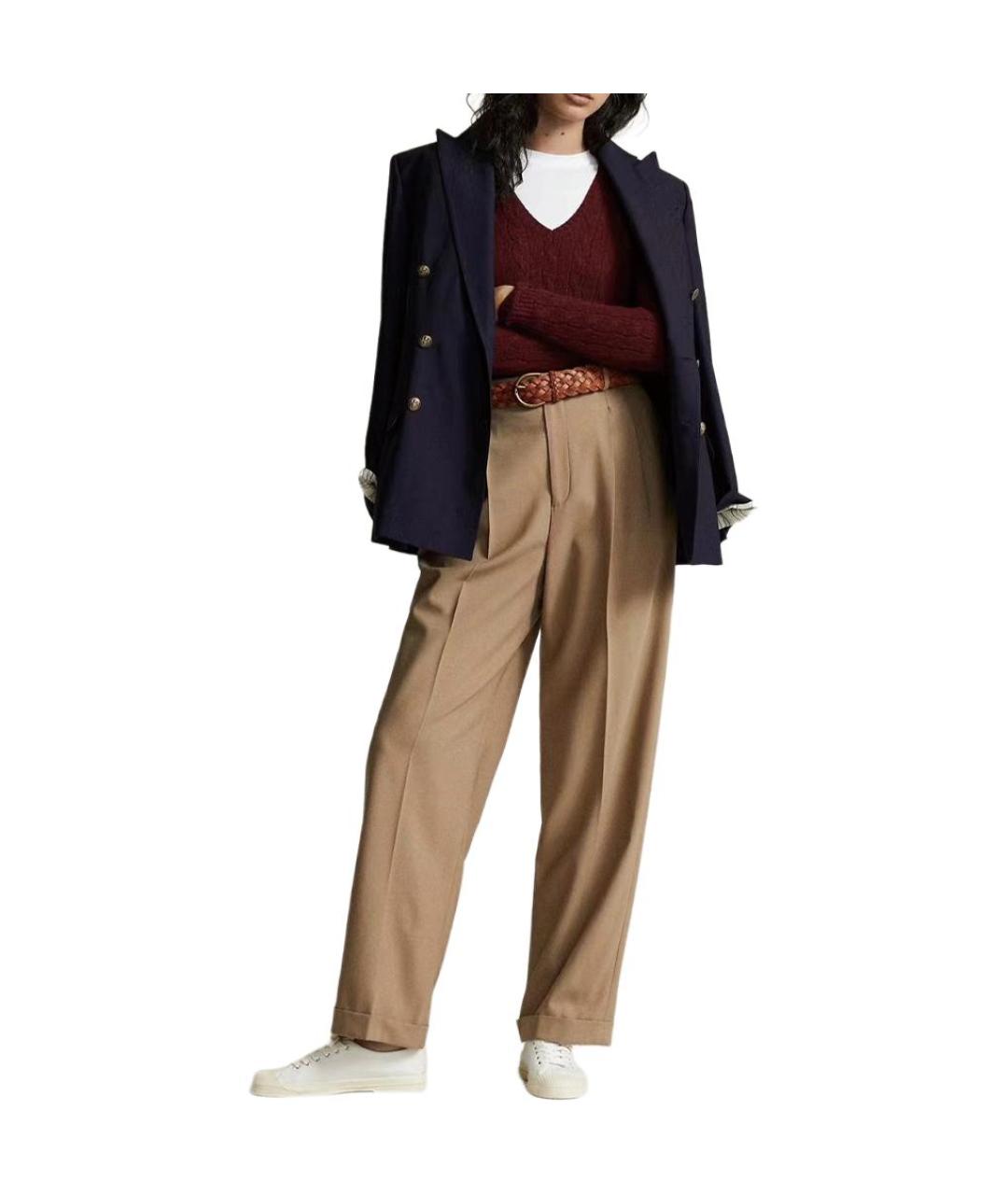 POLO RALPH LAUREN Бордовый джемпер / свитер, фото 4