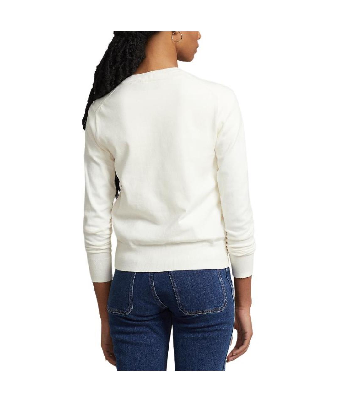 POLO RALPH LAUREN Белый джемпер / свитер, фото 5