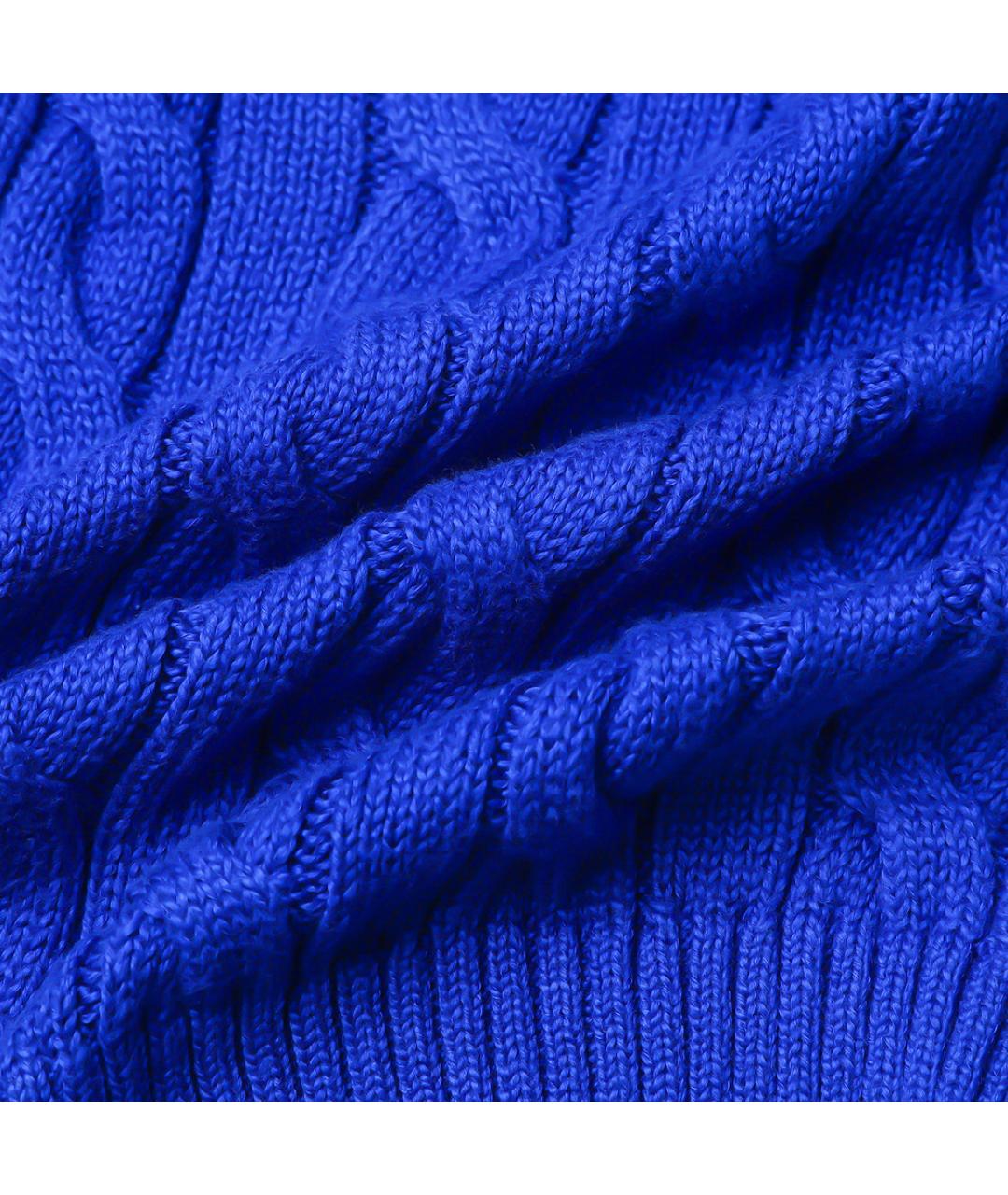 POLO RALPH LAUREN Синий хлопковый джемпер / свитер, фото 4