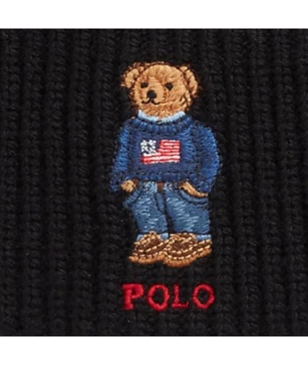 POLO RALPH LAUREN Черная шапка, фото 3