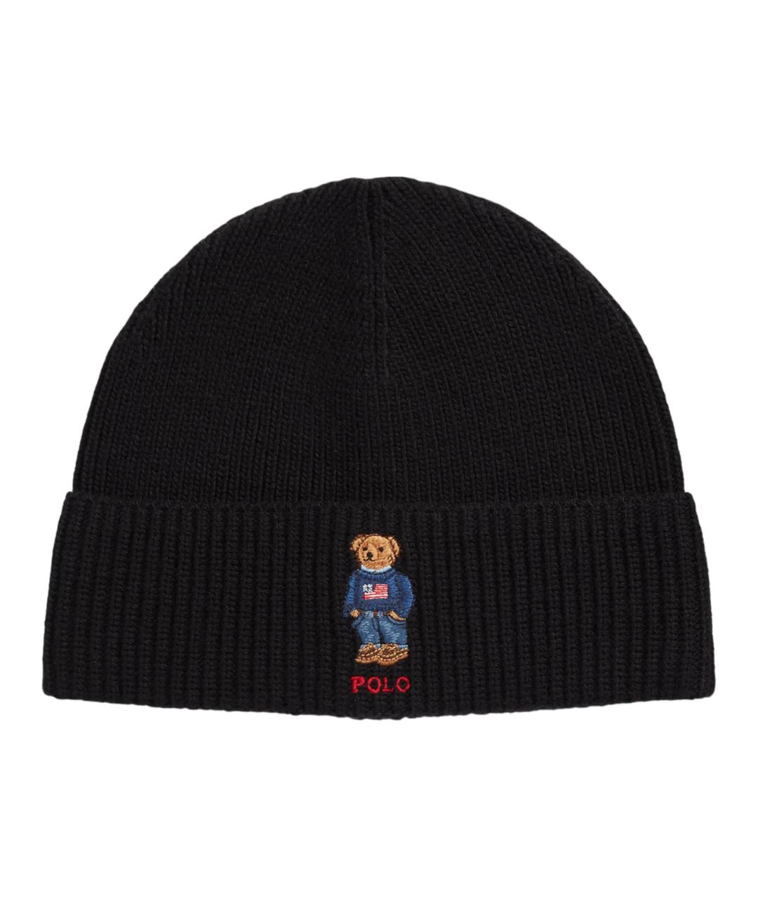 POLO RALPH LAUREN Черная шапка, фото 1