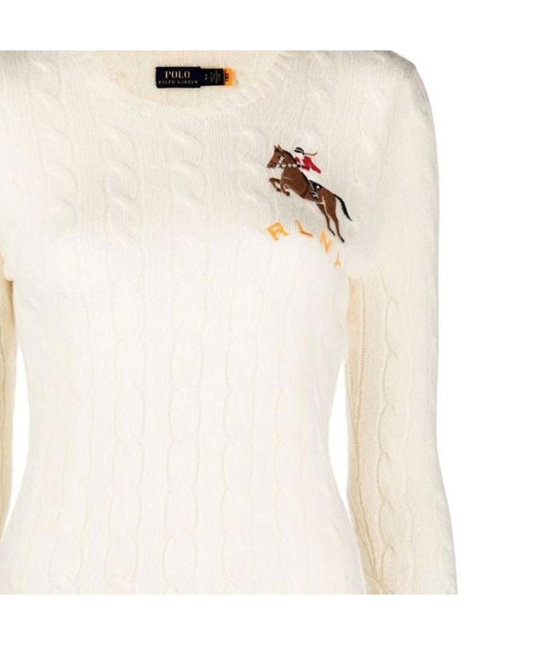 POLO RALPH LAUREN Белый джемпер / свитер, фото 5