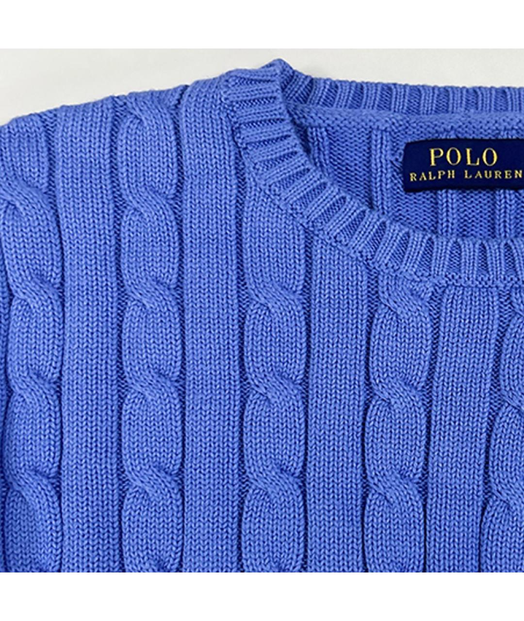 POLO RALPH LAUREN Синий джемпер / свитер, фото 2