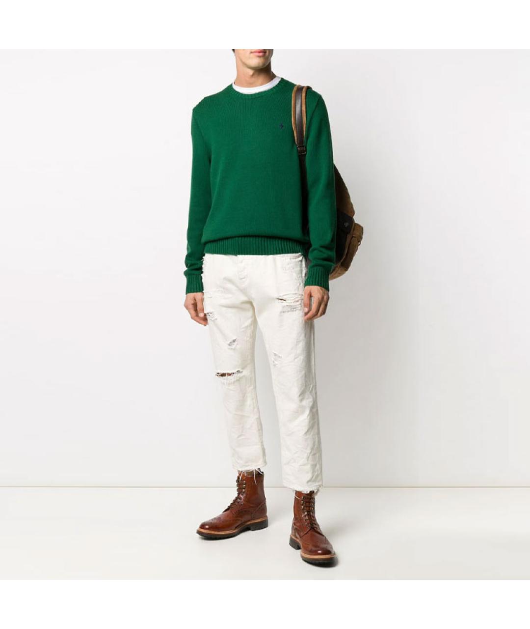 POLO RALPH LAUREN Зеленый джемпер / свитер, фото 2