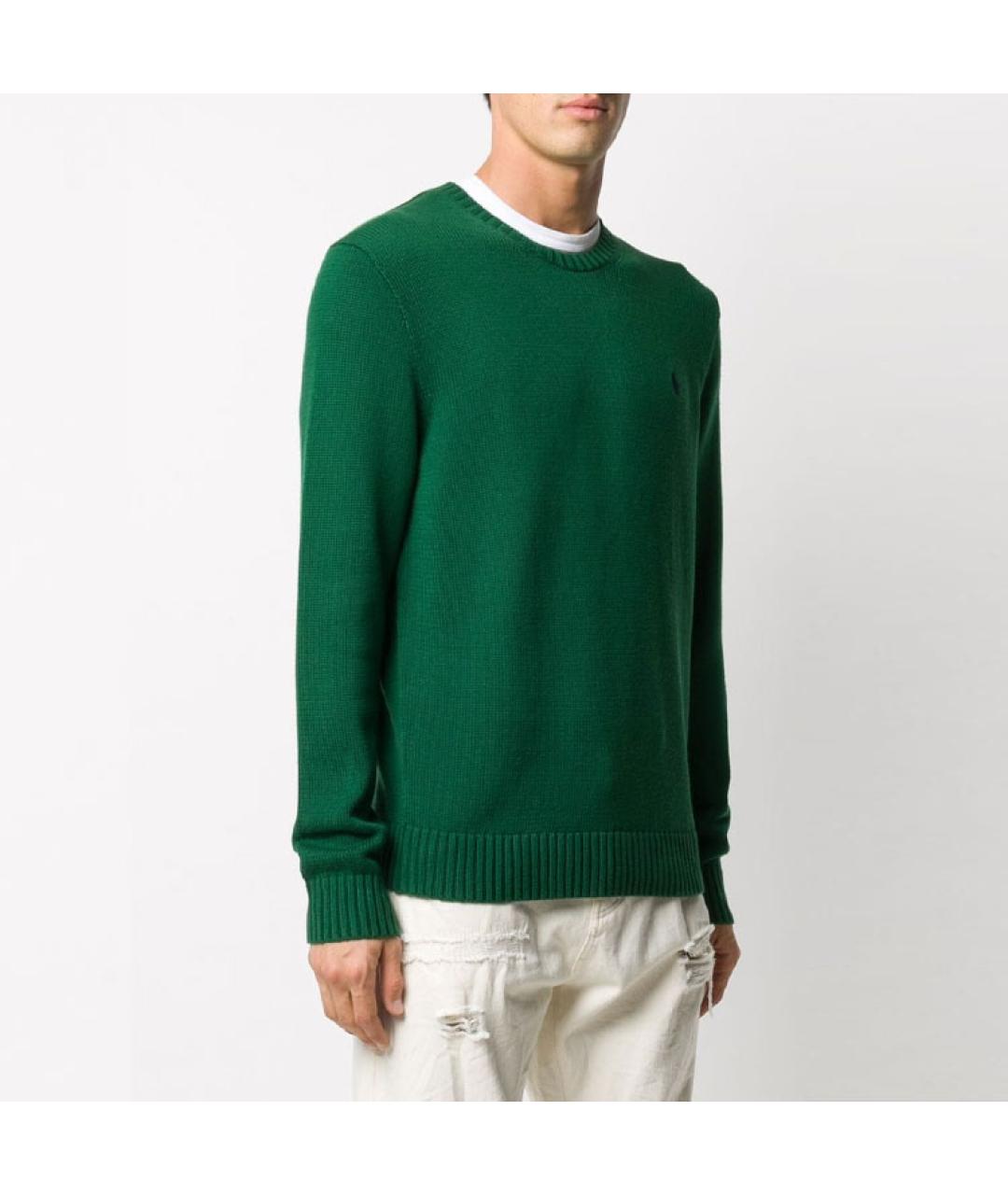POLO RALPH LAUREN Зеленый джемпер / свитер, фото 4