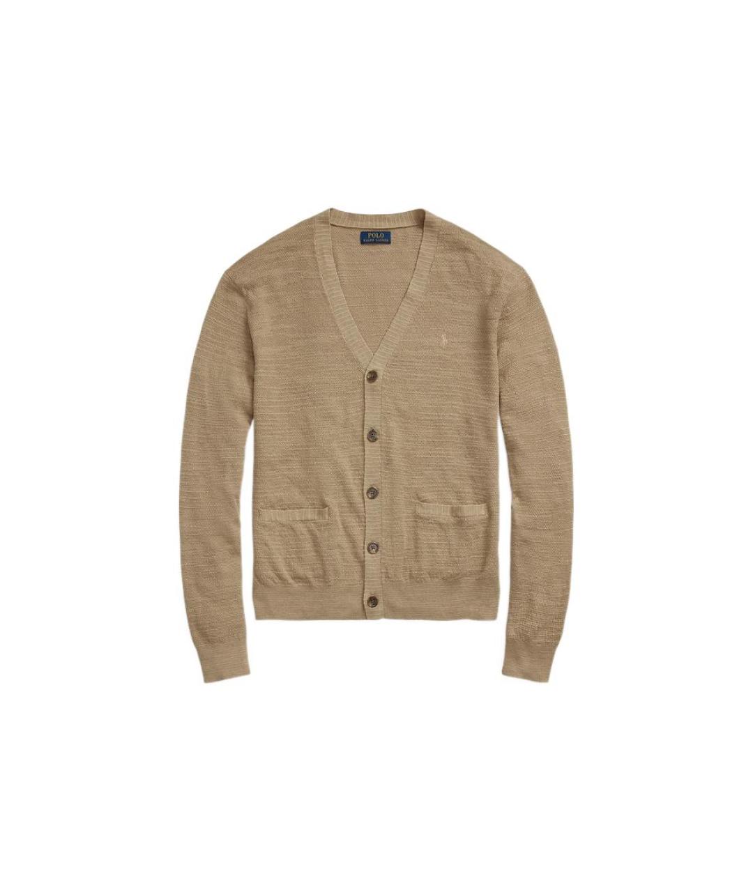 POLO RALPH LAUREN Коричневый кардиган, фото 4