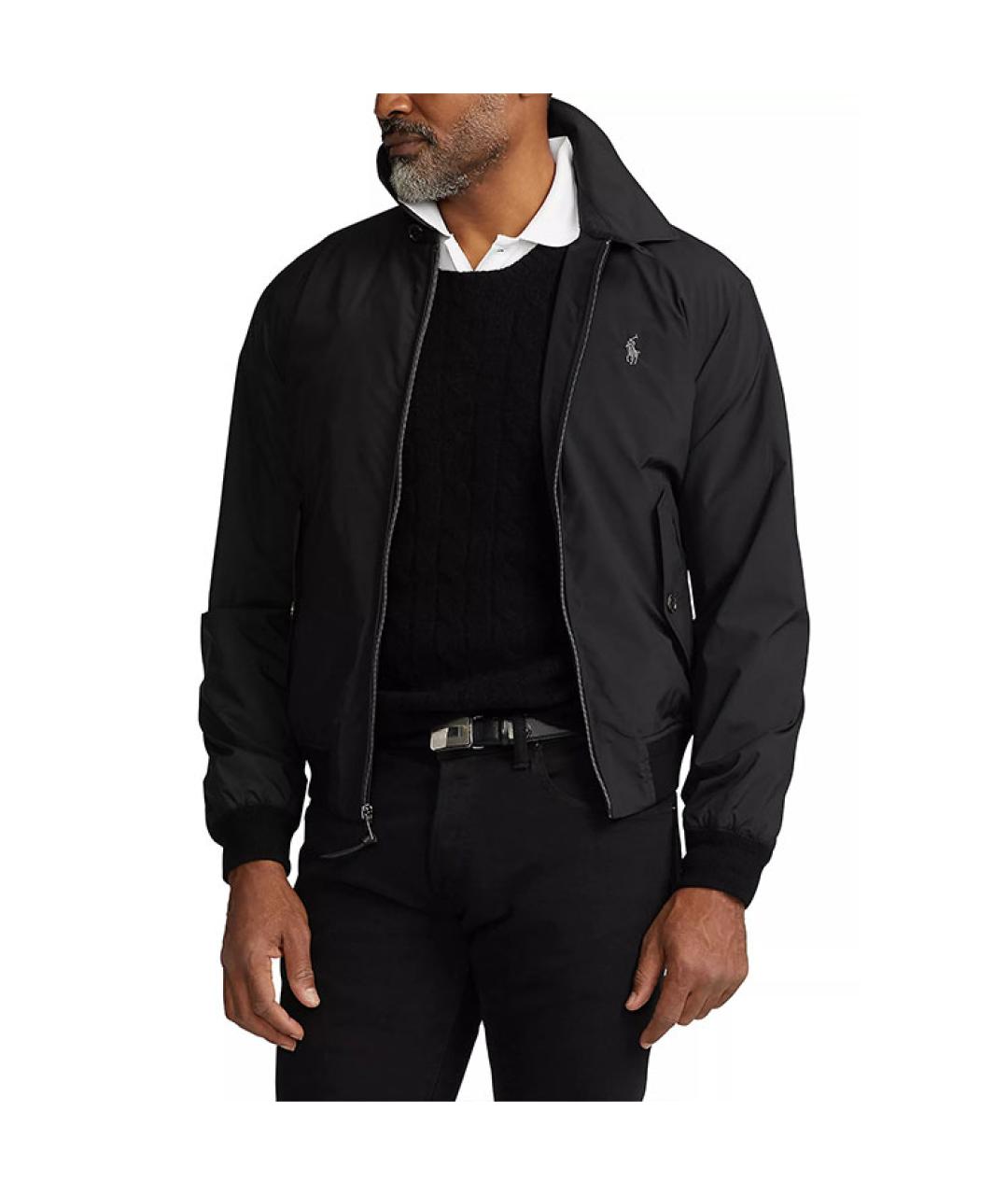 POLO RALPH LAUREN Черная хлопковая куртка, фото 4
