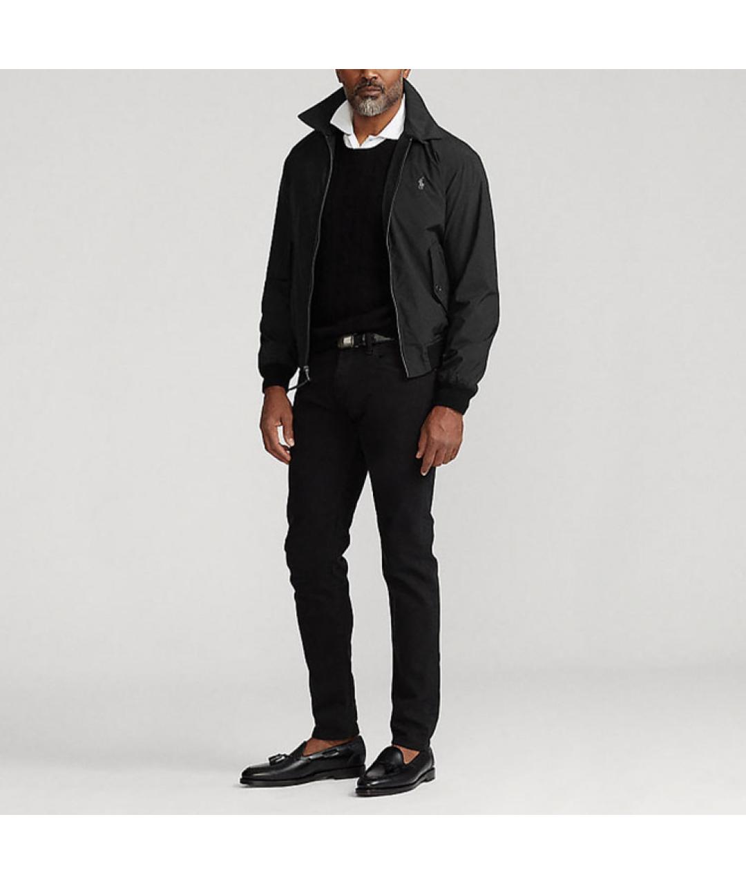 POLO RALPH LAUREN Черная хлопковая куртка, фото 2