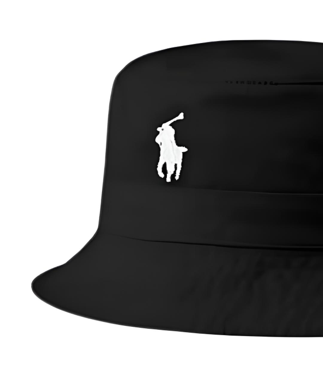 POLO RALPH LAUREN Черная хлопковая панама, фото 3
