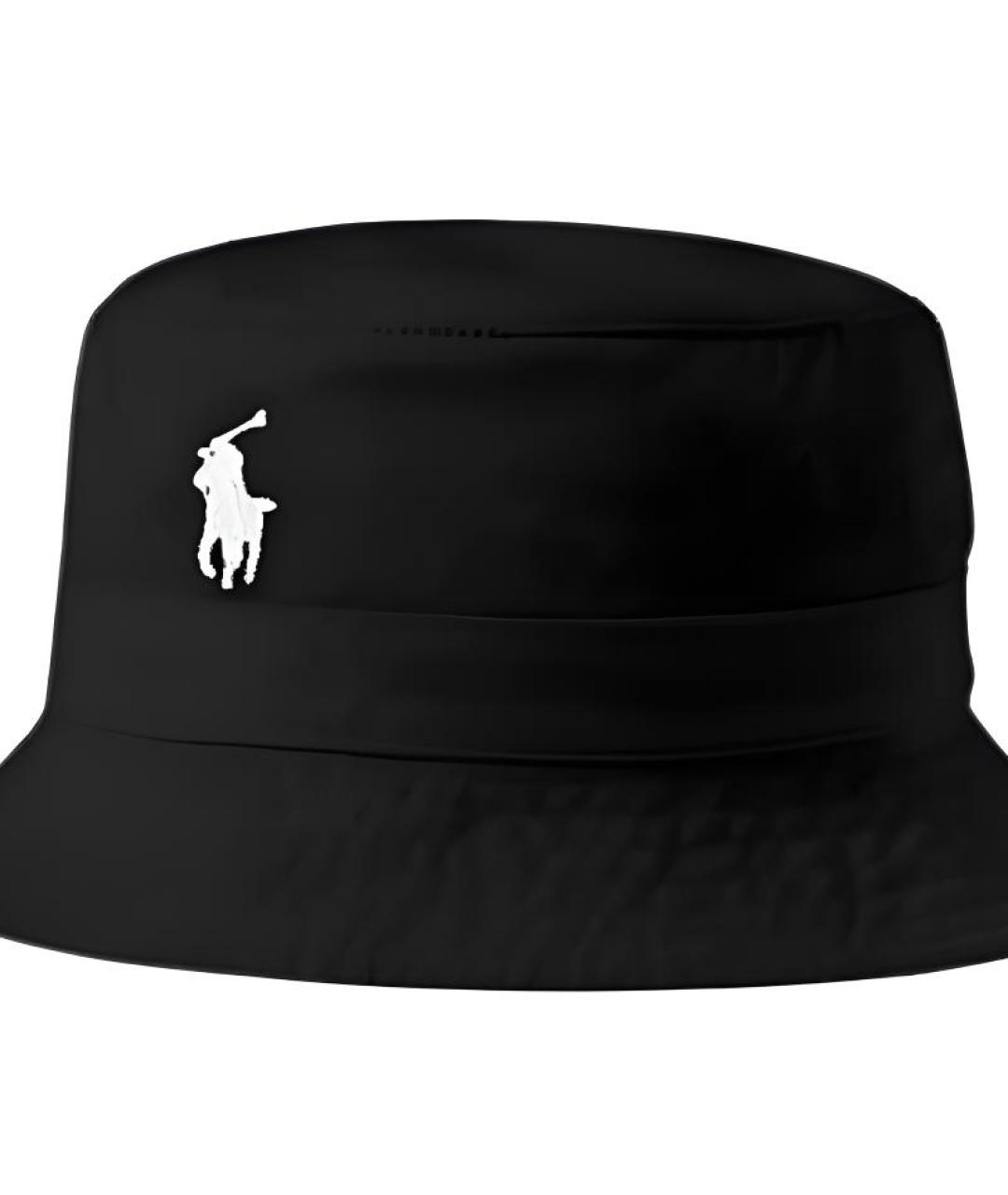 POLO RALPH LAUREN Черная хлопковая панама, фото 2