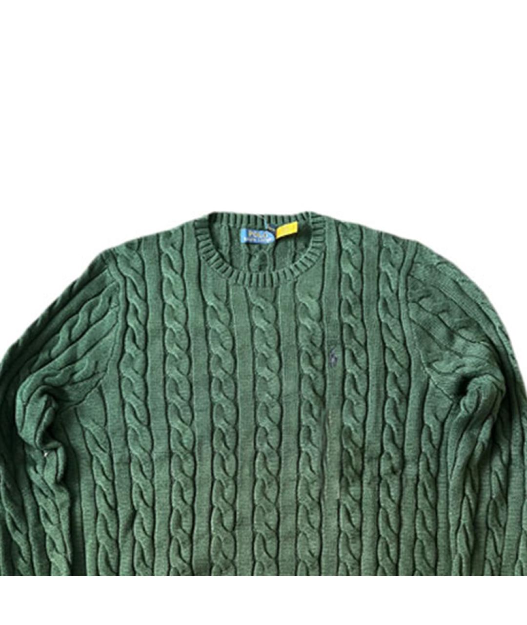 POLO RALPH LAUREN Зеленый джемпер / свитер, фото 3