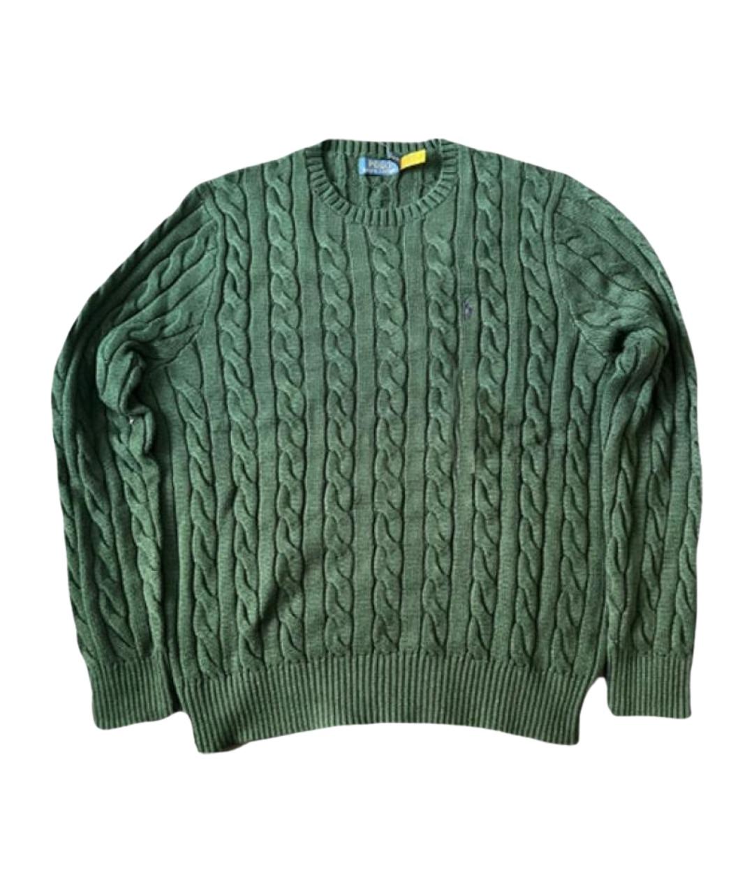 POLO RALPH LAUREN Зеленый джемпер / свитер, фото 1