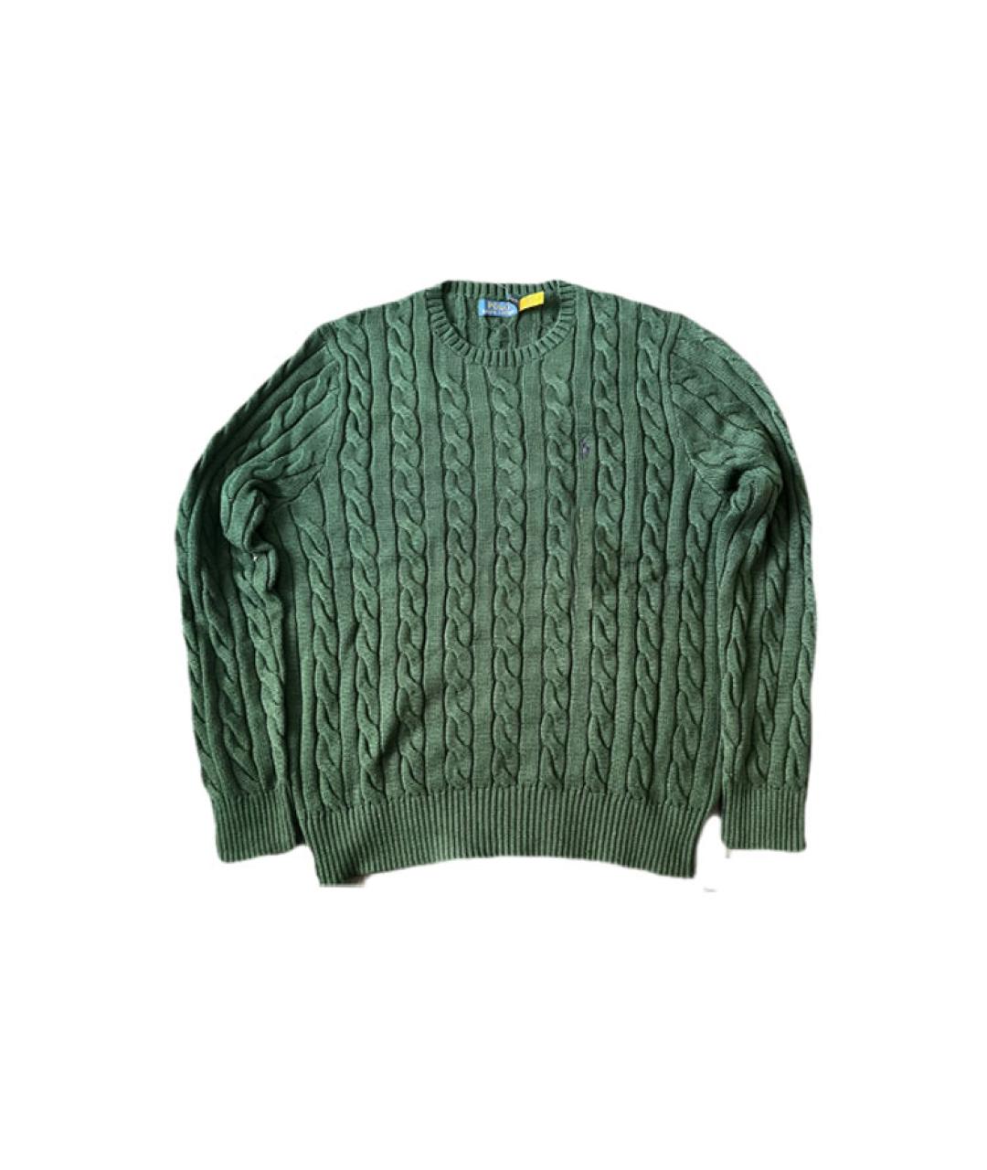 POLO RALPH LAUREN Зеленый джемпер / свитер, фото 1
