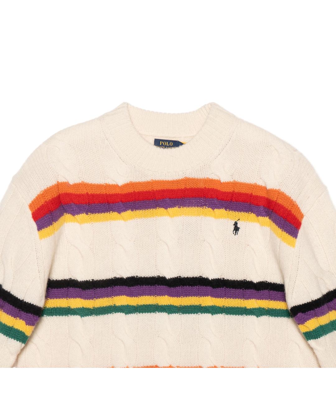 POLO RALPH LAUREN Бежевый джемпер / свитер, фото 6