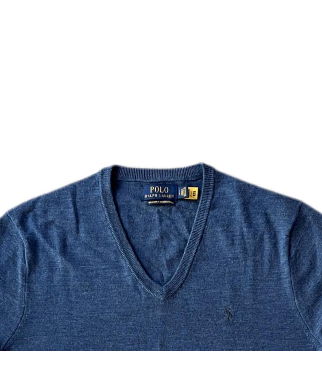 POLO RALPH LAUREN Темно-синий джемпер / свитер, фото 4
