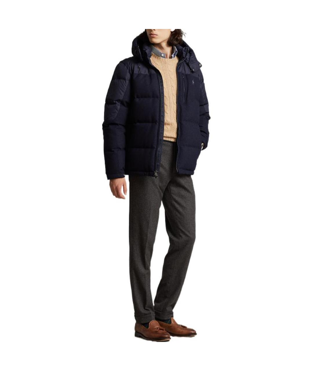 POLO RALPH LAUREN Темно-синий пуховик, фото 4