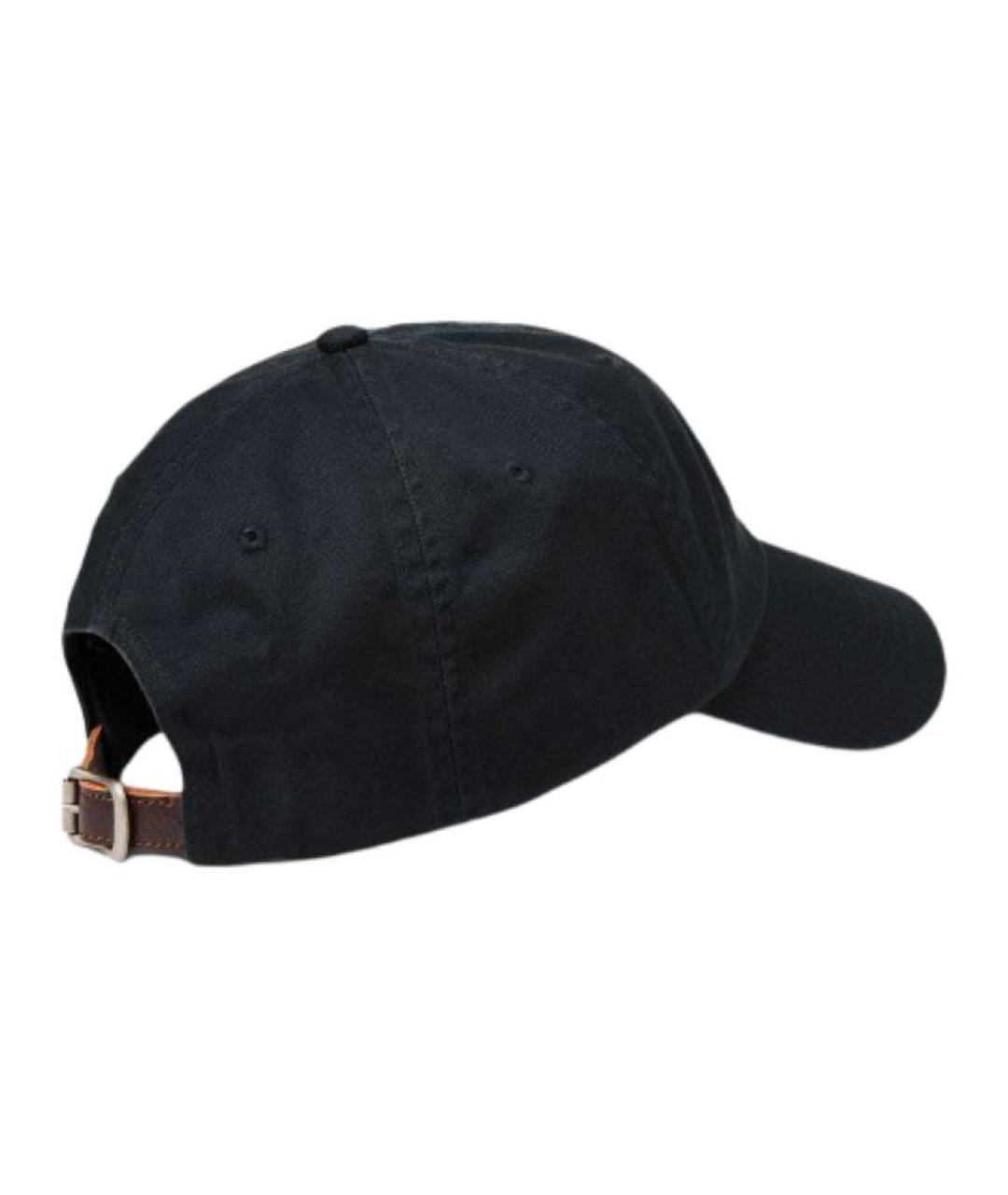 POLO RALPH LAUREN Черная хлопковая кепка, фото 2