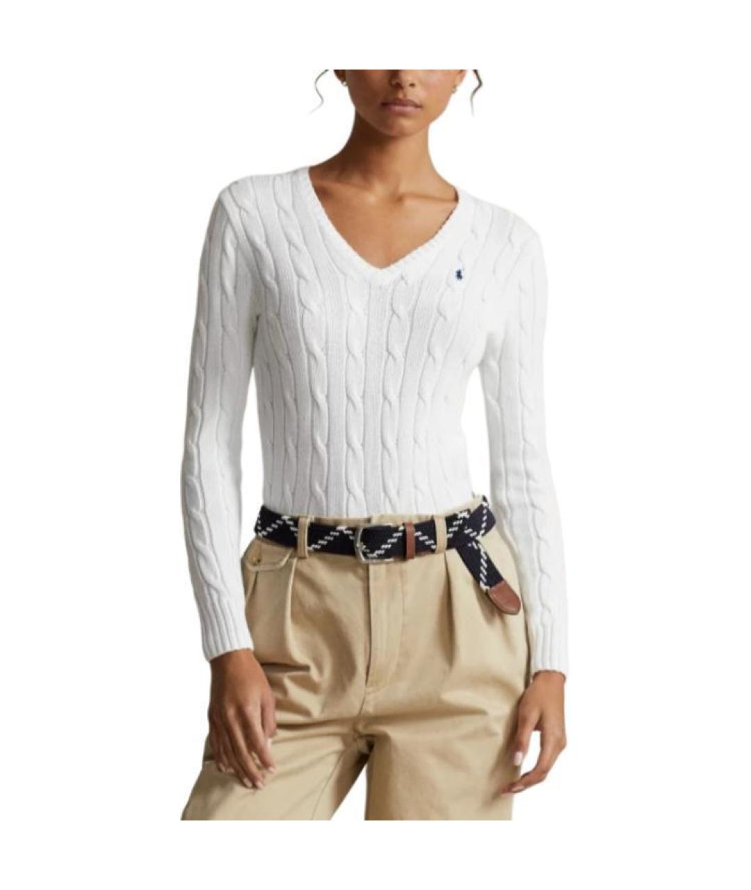 POLO RALPH LAUREN Белый джемпер / свитер, фото 7