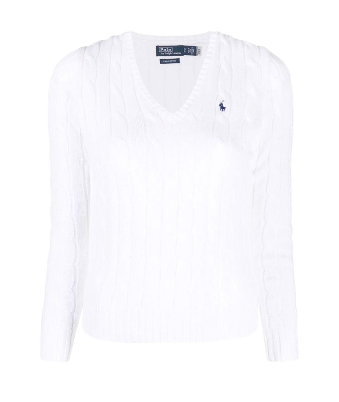 POLO RALPH LAUREN Белый джемпер / свитер, фото 2