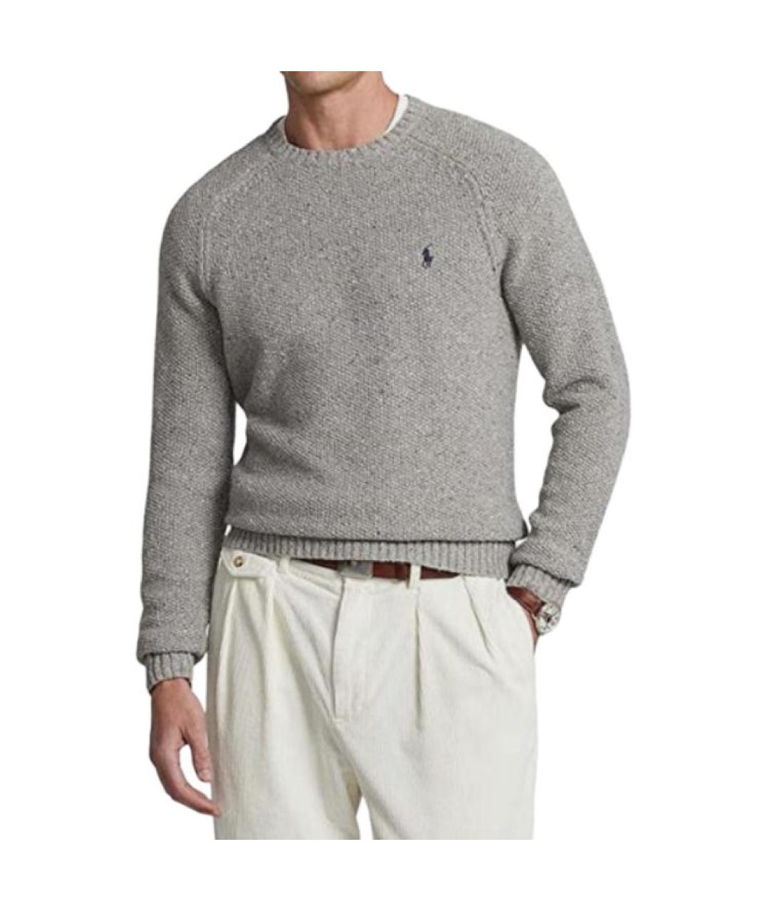 POLO RALPH LAUREN Серый джемпер / свитер, фото 3