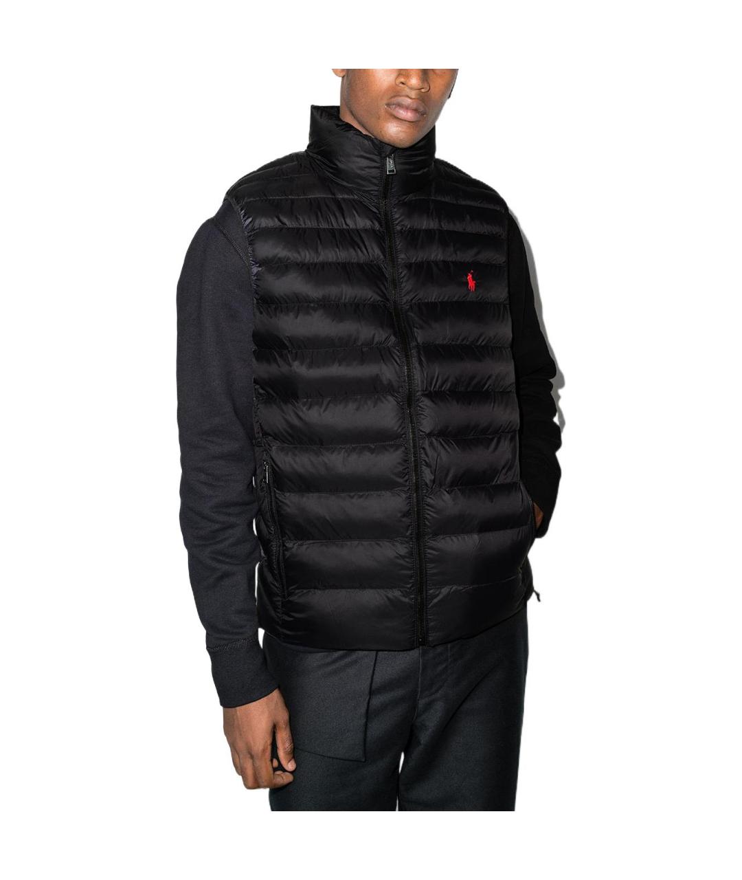 POLO RALPH LAUREN Черный жилет, фото 4