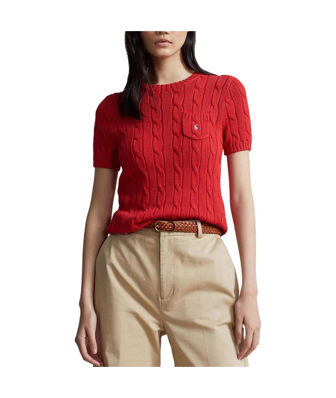 POLO RALPH LAUREN Красный джемпер / свитер, фото 2