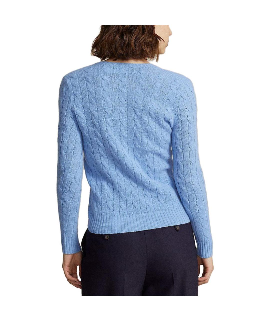 POLO RALPH LAUREN Синий хлопковый джемпер / свитер, фото 3