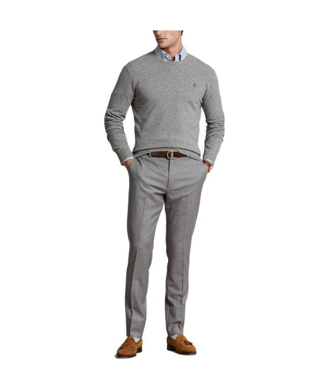 POLO RALPH LAUREN Серый джемпер / свитер, фото 3