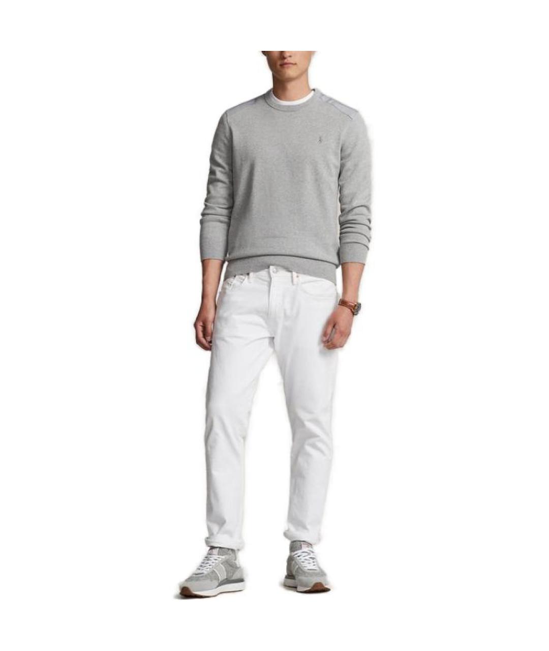 POLO RALPH LAUREN Серый джемпер / свитер, фото 2