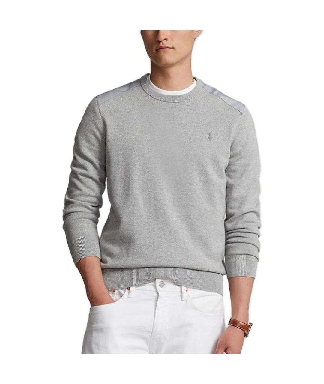 POLO RALPH LAUREN Серый джемпер / свитер, фото 4