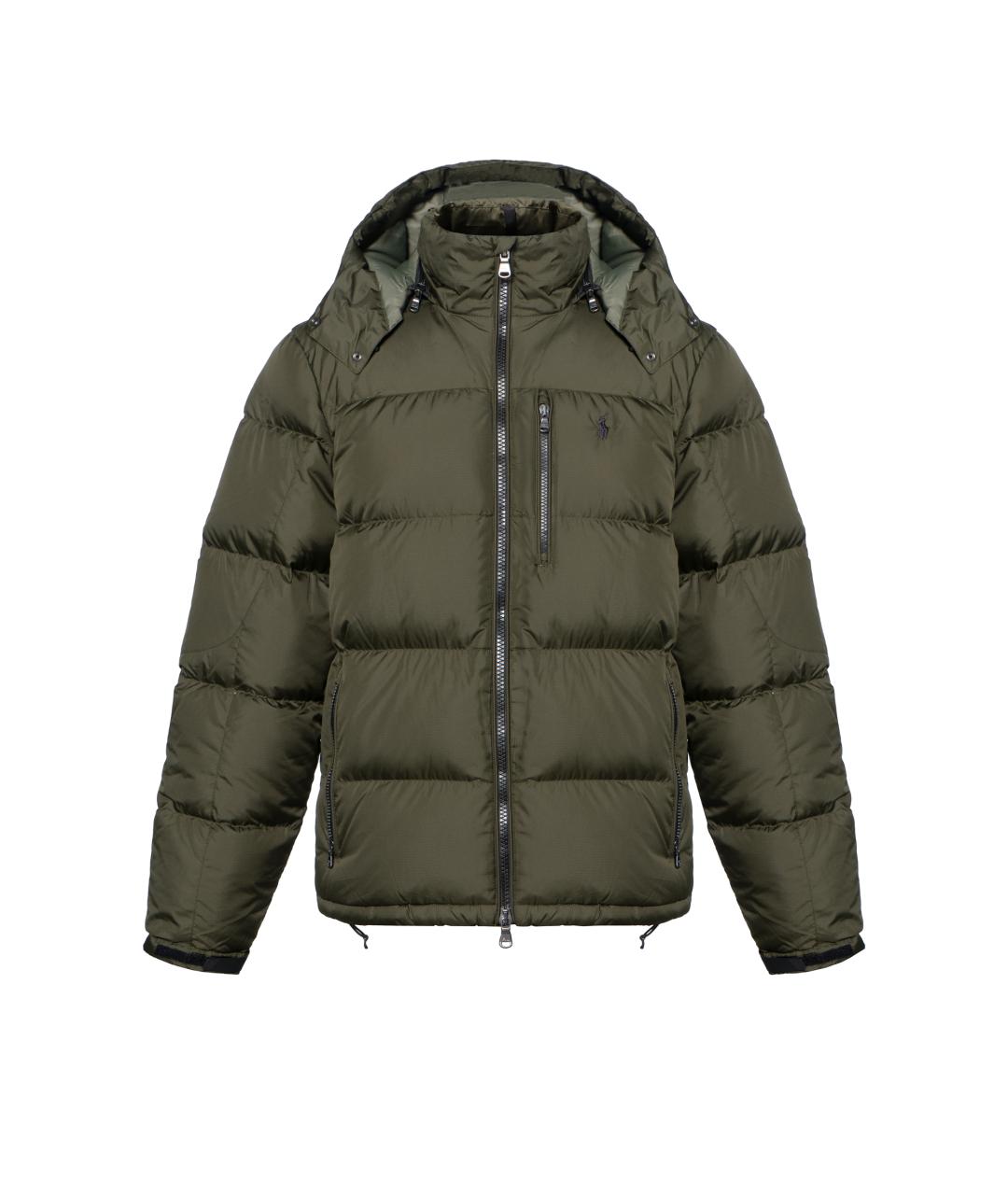 POLO RALPH LAUREN Зеленый пуховик, фото 7