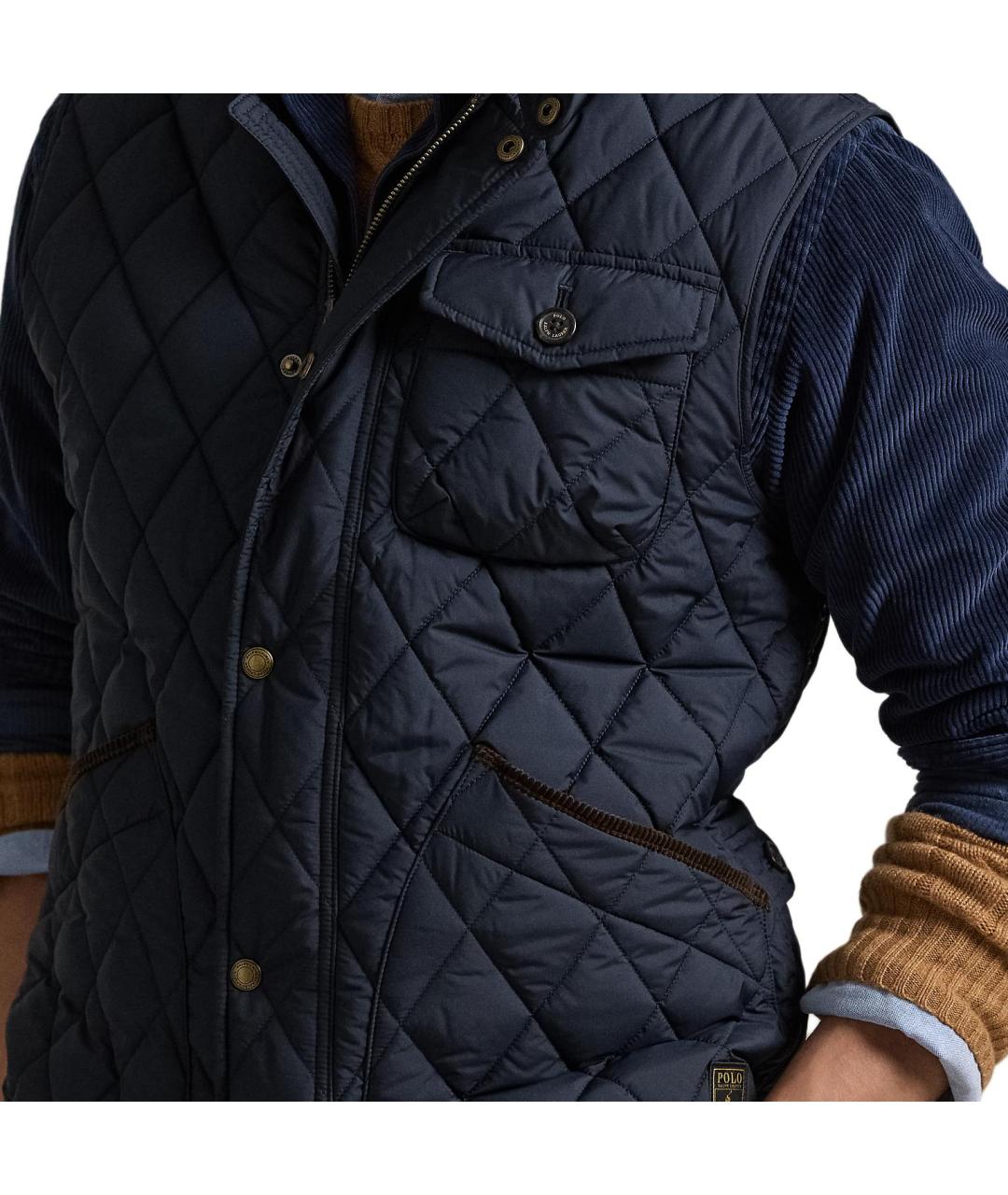 POLO RALPH LAUREN Синий жилет, фото 6