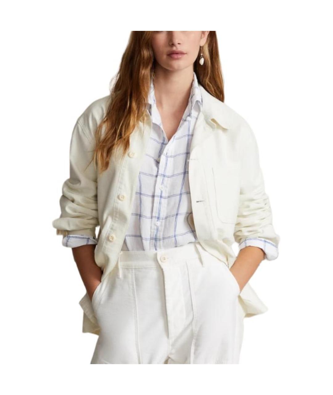POLO RALPH LAUREN Белая куртка, фото 4