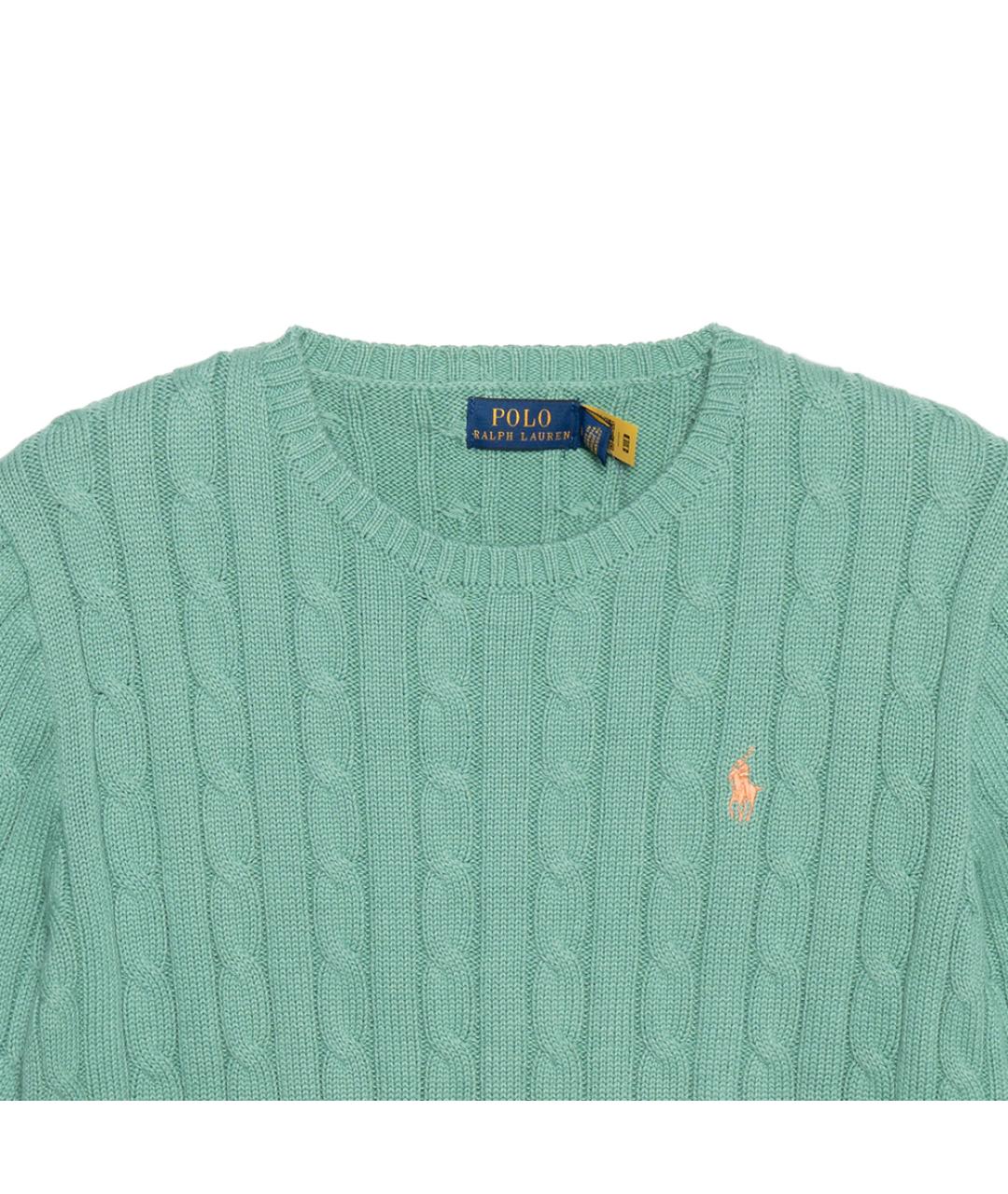 POLO RALPH LAUREN Зеленый джемпер / свитер, фото 4