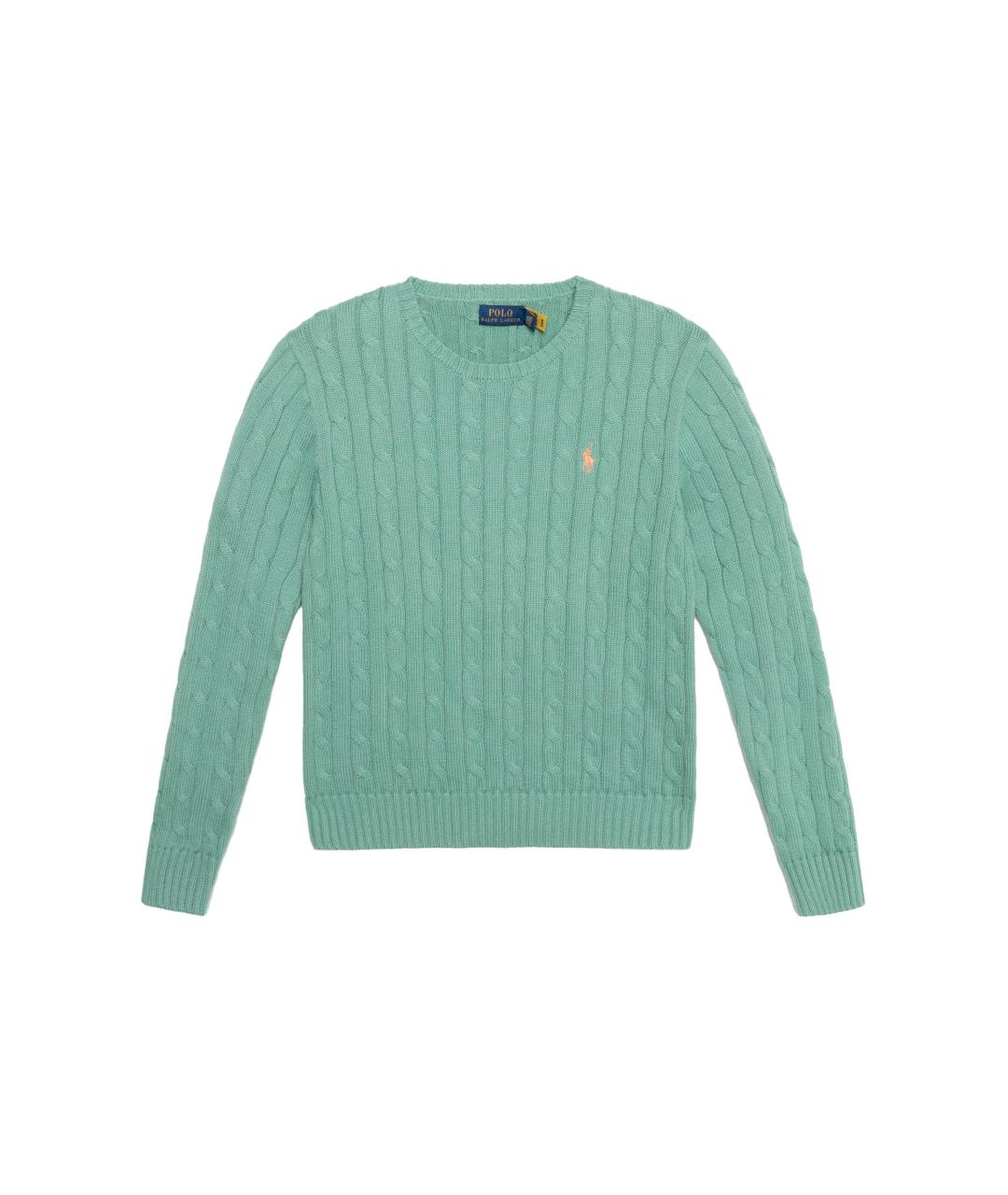 POLO RALPH LAUREN Зеленый джемпер / свитер, фото 1