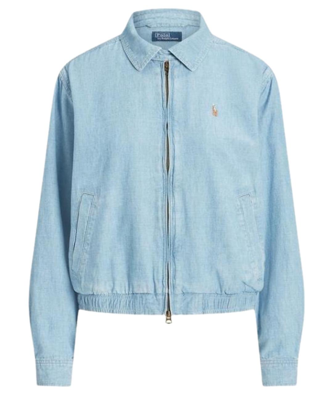 POLO RALPH LAUREN Синяя хлопковая куртка, фото 1