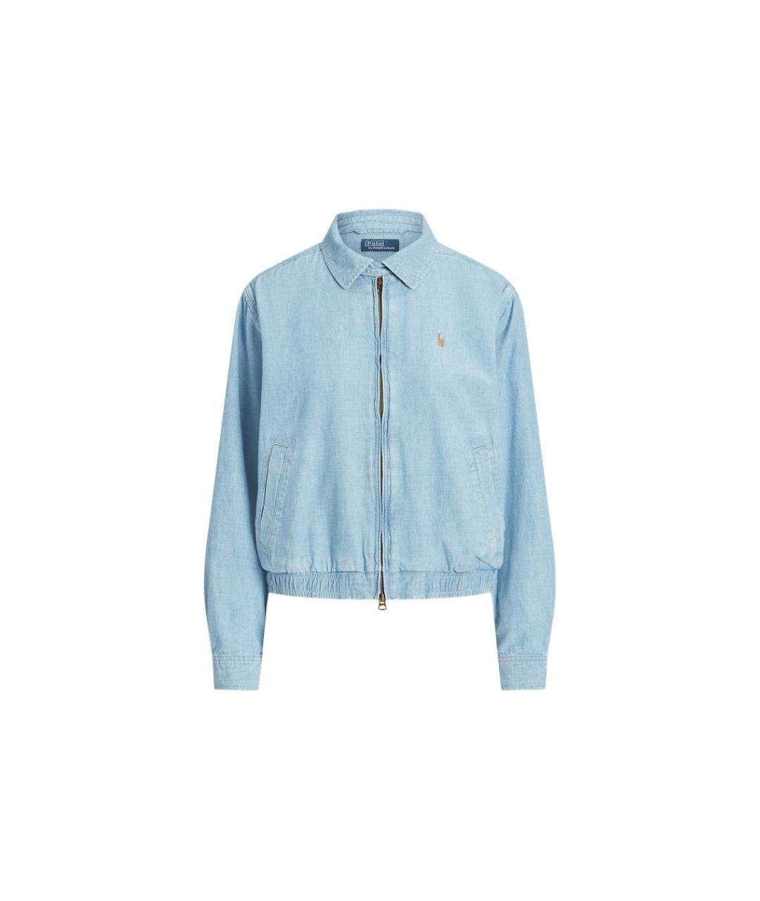 POLO RALPH LAUREN Синяя хлопковая куртка, фото 1