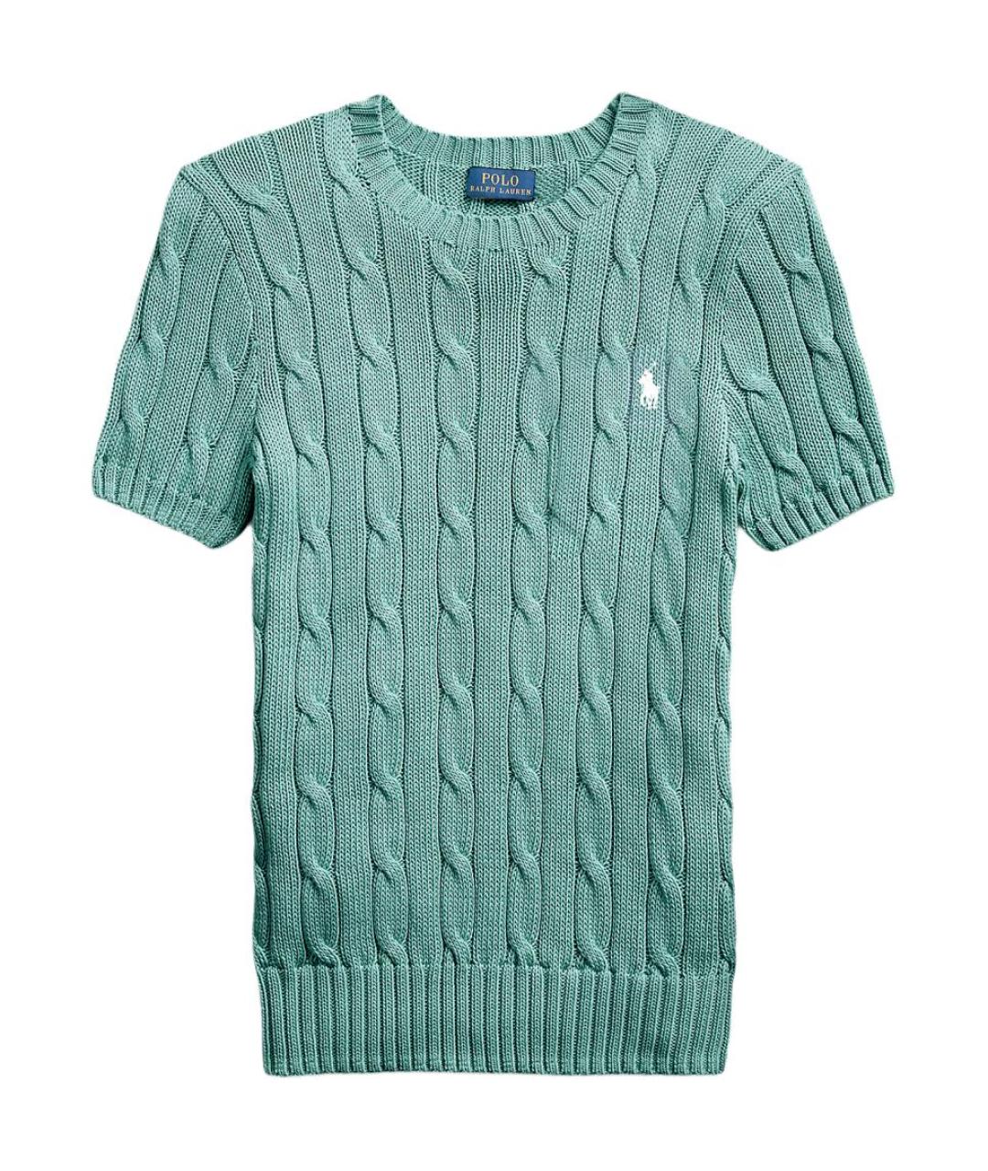 POLO RALPH LAUREN Зеленый джемпер / свитер, фото 1