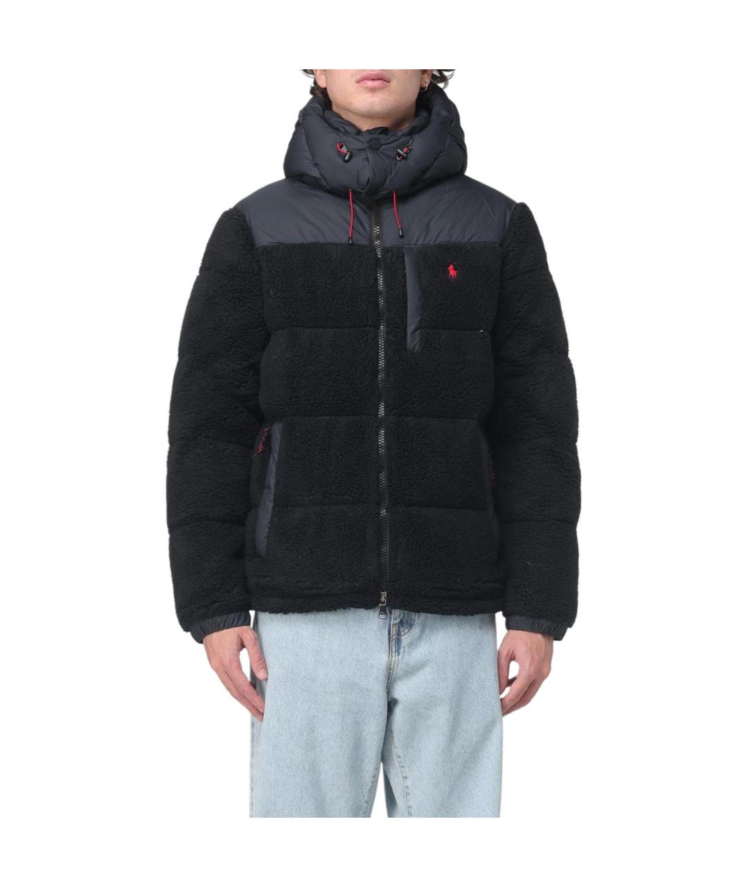 POLO RALPH LAUREN Черный пуховик, фото 3