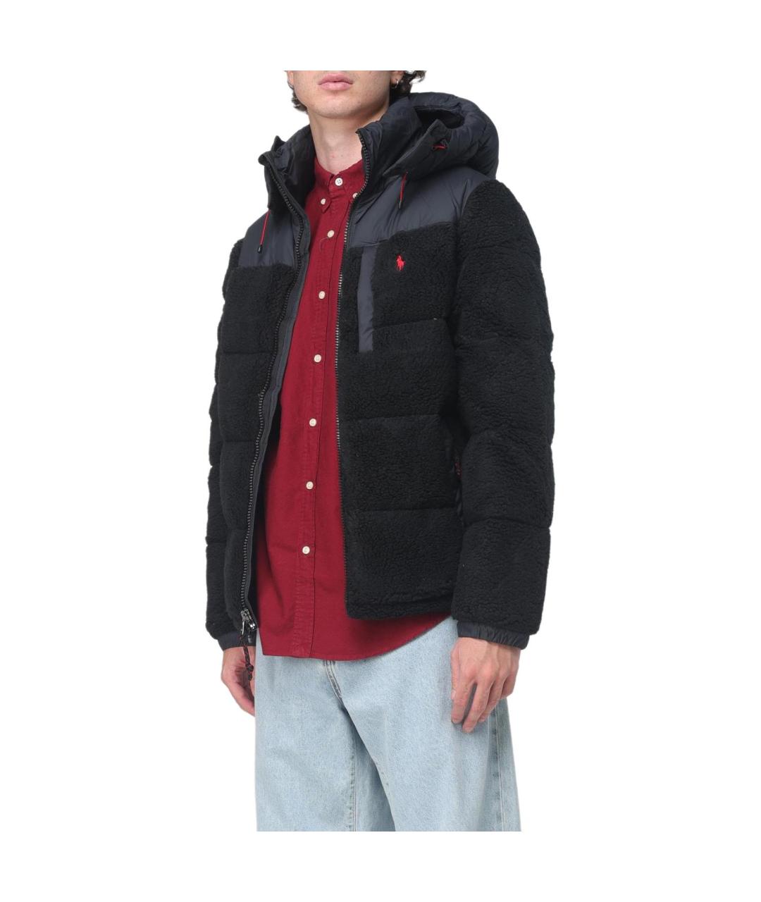 POLO RALPH LAUREN Черный пуховик, фото 4
