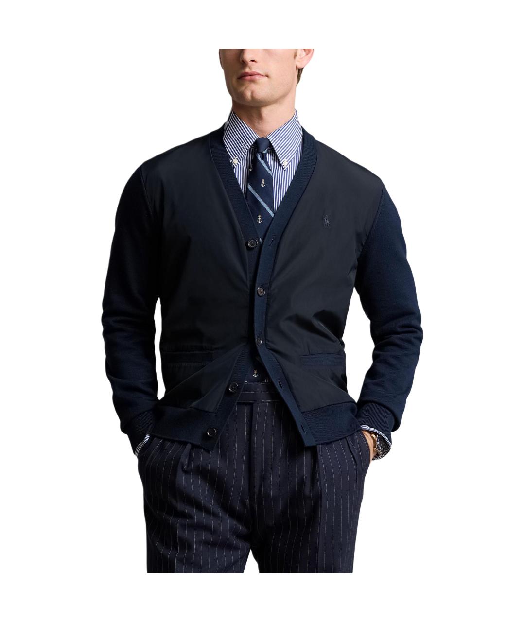 POLO RALPH LAUREN Темно-синий кардиган, фото 2