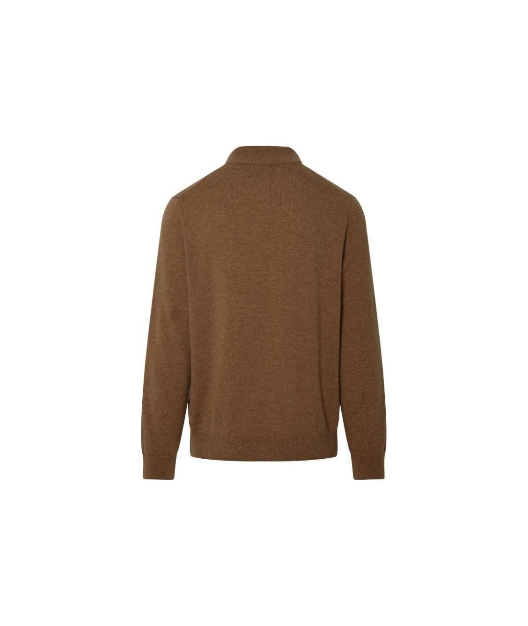 POLO RALPH LAUREN Коричневый джемпер / свитер, фото 2