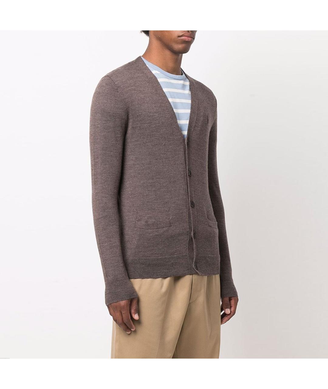 POLO RALPH LAUREN Коричневый кардиган, фото 4