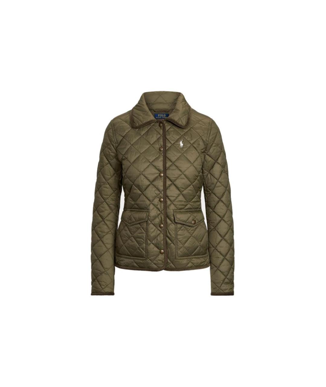 POLO RALPH LAUREN Зеленый пуховик, фото 1