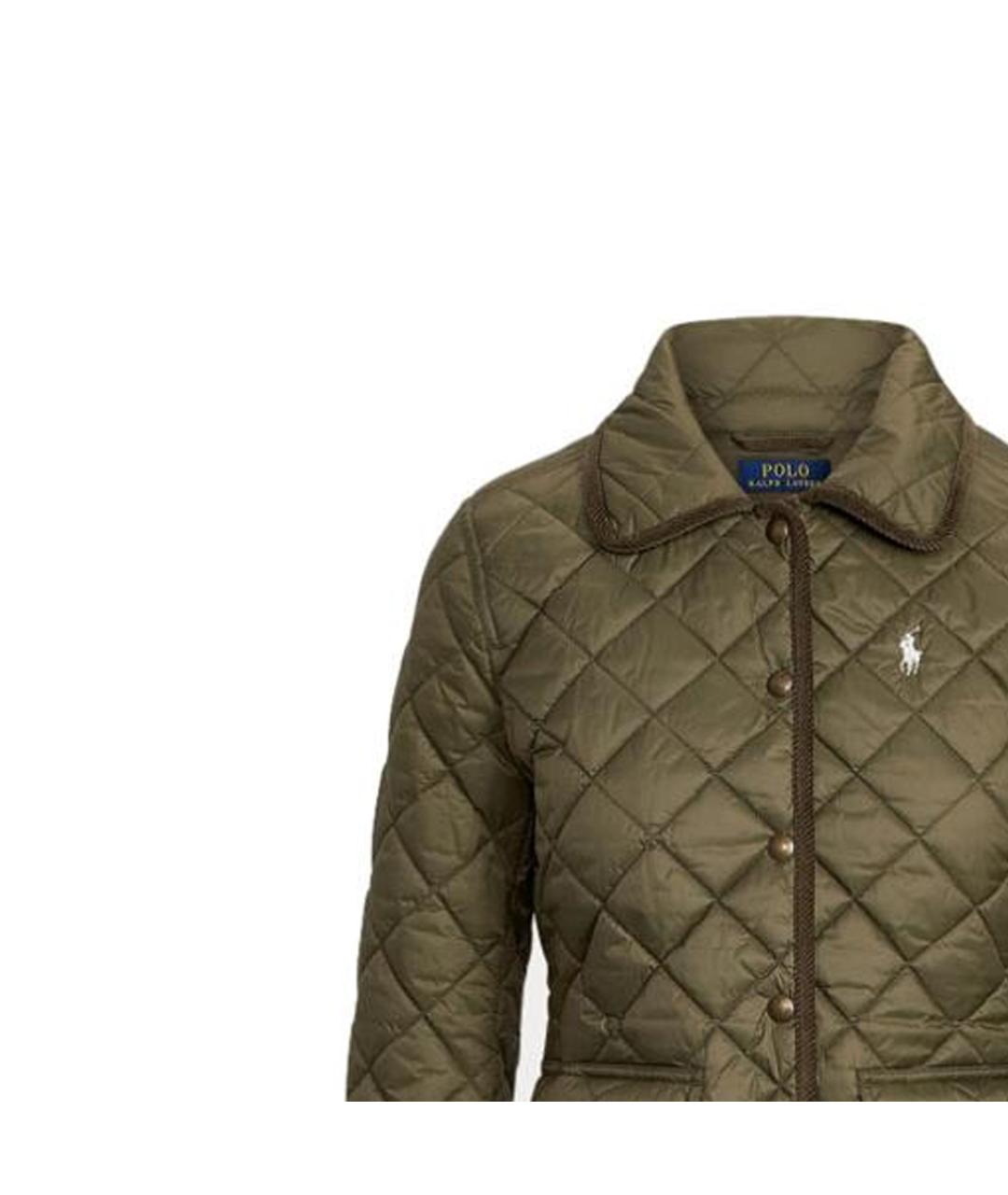 POLO RALPH LAUREN Зеленый пуховик, фото 5