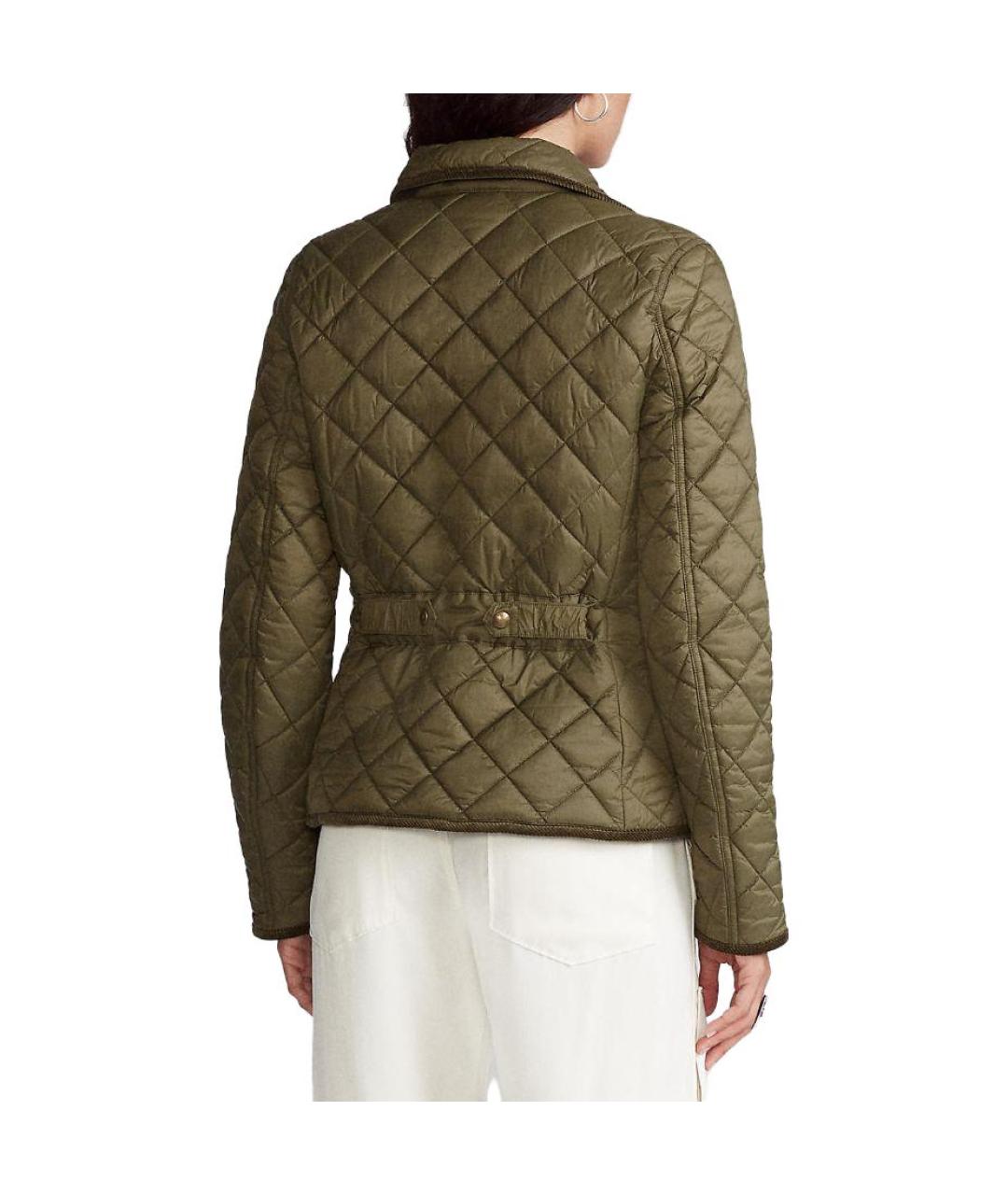 POLO RALPH LAUREN Зеленый пуховик, фото 3